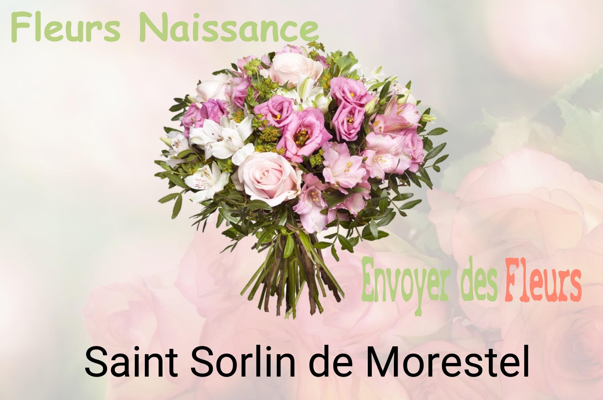 Bouquet de fleurs de naissance livré à Saint-Sorlin-de-Morestel